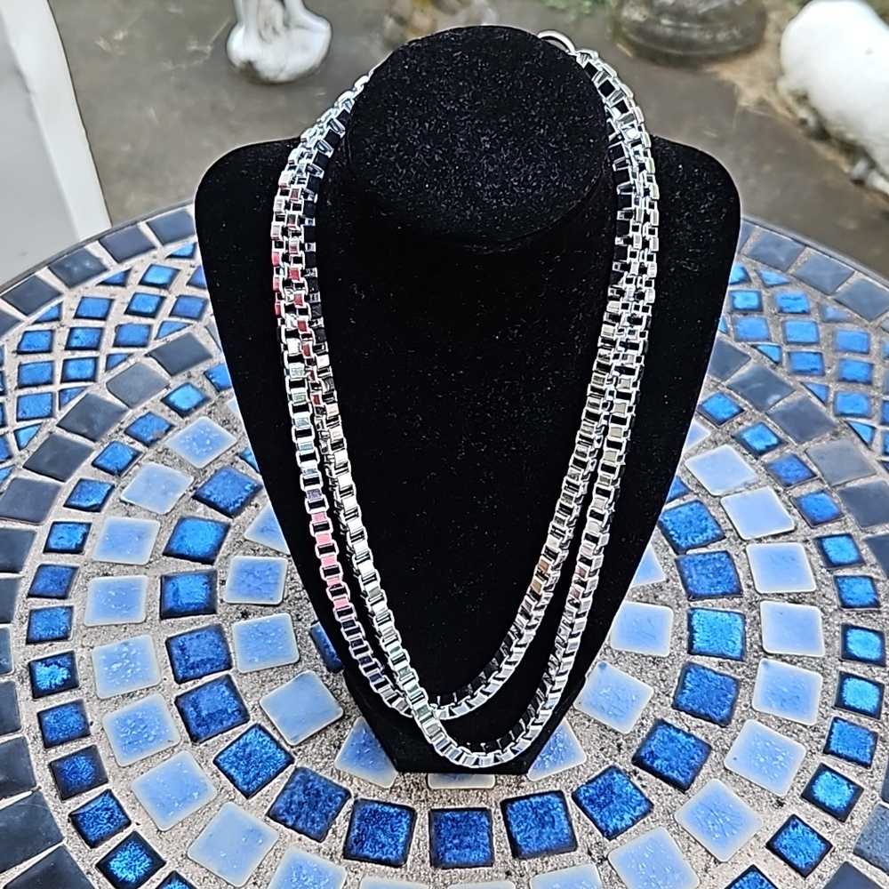 Silvertone Chain Necklace